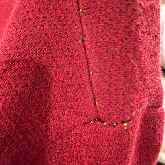 Steady Hands Cardigan M/L Giyu Tomioka Inspired Geometric Knit Grandpacore - Picture 8 of 11